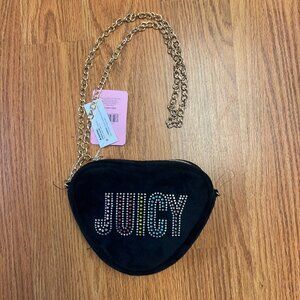 Juicy Couture State Of My Heart Shoulder/Crossbody Bag with chain straps NWT